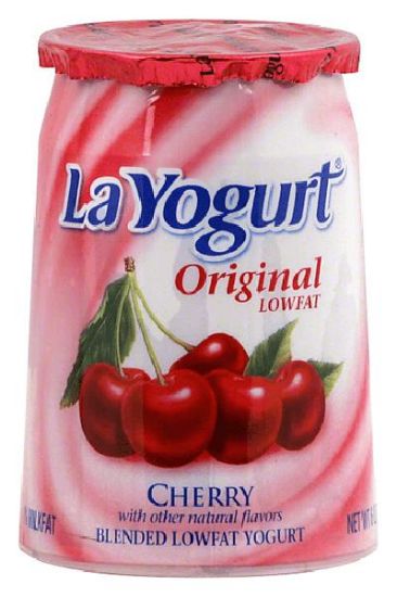 Picture of La Yogurt Original Low Fat Cherry Yogurt 6 Oz