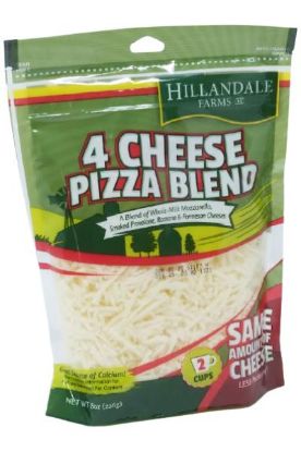 Picture of Hillandale Pizza Blend Four Cheese 8 Oz