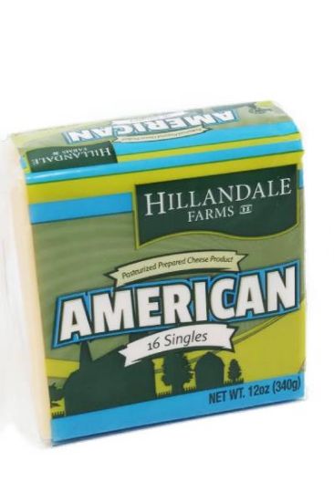 Picture of Hillandale Yellow Single Cheese 12 Oz