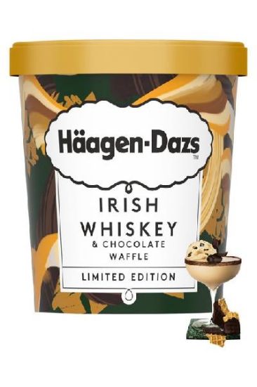 Picture of Haagen Dazs Irish Whiskey & Chocolate Waffle Limited Edition 420 Ml