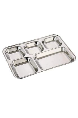 Picture of Arihant Stainless Steel Plates With Rim 1 Pc