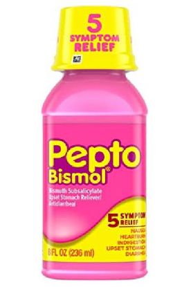 Picture of Pepto Bismol 5 Symptom Relief 8 Oz