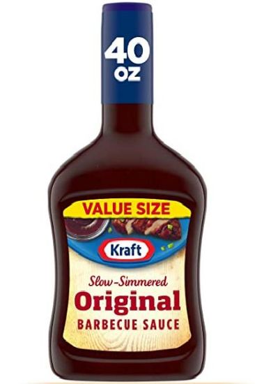 Picture of Kraft Slow Simmered Original Barbecue Sauce 28 Oz