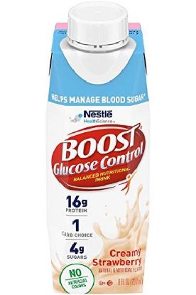 Picture of Boost Glucose Control Creamy Strawberry Drink 8 Oz