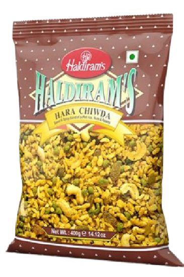 Picture of Haldirams Hara Chiwda 400 Gm
