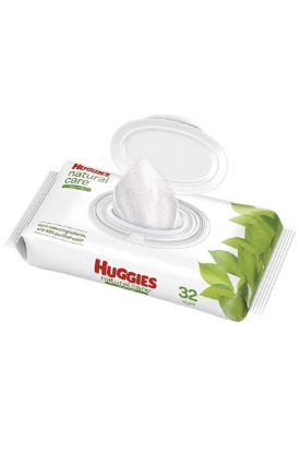 Picture of Huggies Natural Care Sensitive Baby Wipes 32 Ct