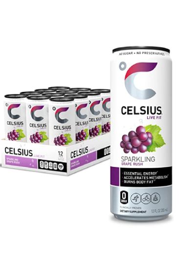 Picture of Celsius Sparkling Water Apple Pear 12 Oz