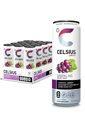 Picture of Celsius Sparkling Water Grape 12 Oz