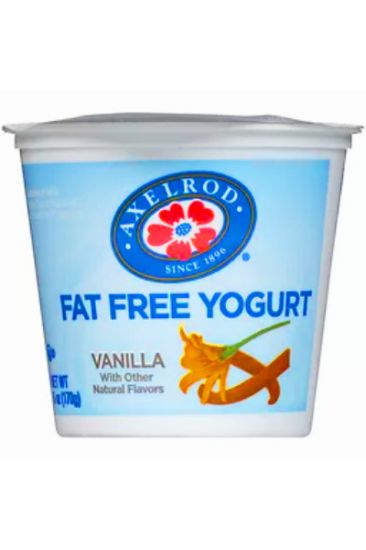 Picture of Axelrod Vanilla Fat Free Yogurt 32 Oz