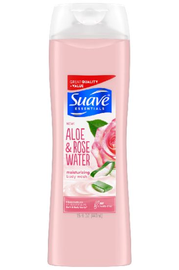 Picture of Suave Aloe & Rose Water Body Wash 15 Oz