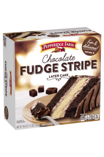 Picture of Pepperidge Farm Layer Cake Chocolate Fudge Stripe 19.6 Oz
