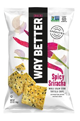 Picture of Way Better Whole Grain Corn Spicy Sriracha Tortilla Chips 6 Oz
