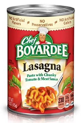 Picture of Chef Boyardee Lasagne Made With Beef 15 Oz