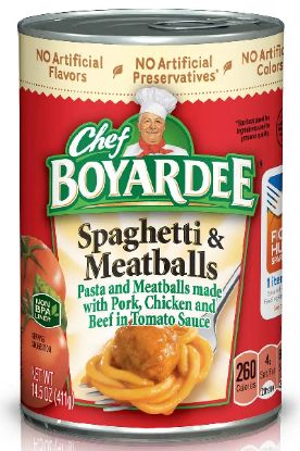 Picture of Chef Boyardee Spaghetti With Meatballs 14.5 Oz