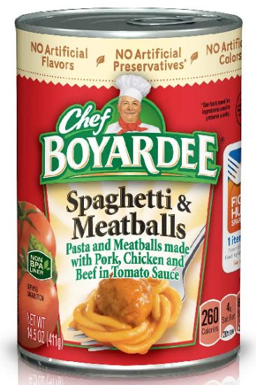 Picture of Chef Boyardee Spaghetti With Meatballs 14.5 Oz