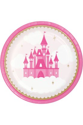 Picture of Celebrations Little Princess Lunch Plate 8CT 7 Inch