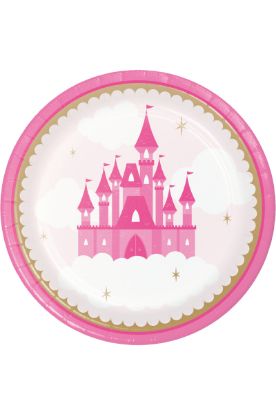 Picture of Celebrations Little Princess Diiner Plate 8ct 9 Inch