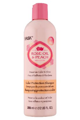 Picture of Hask Rose Oil & Peach Color Protection Shampoo 355 Ml