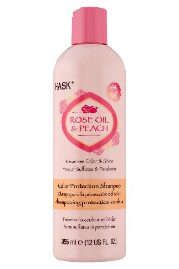 Picture of Hask Rose Oil & Peach Color Protection Shampoo 355 Ml