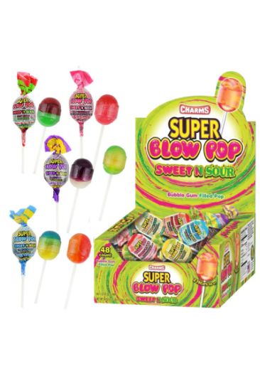 Picture of Charms Super Blow Pop Sweet & Sour 1 Ct