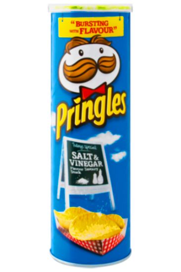 Picture of Pringles Salt & Vinegar Grab & Go Flavor Chips 68 Gm