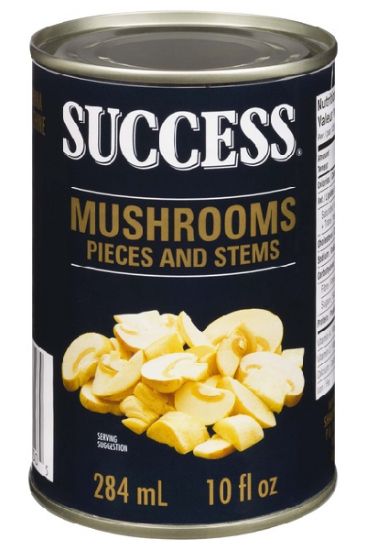 Picture of Success Mushroom Pieces & Stems 284 Ml