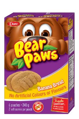 Picture of Dare Bear Paws Banana Bread 240 Gm