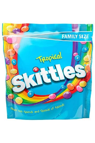 Picture of Skittles Tangy Tropical Peg Bag 191 Gm