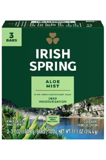Picture of Irish Spring Aloe Mist Fresh Deodorant Soap 3 Ct