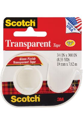 Picture of Transparent Tape With Dispenser 1 Ct