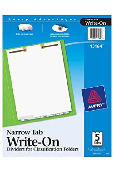 Picture of Avery Work Save Divider 5 Ct