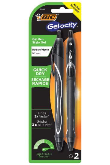 Picture of Bic Bic Gelocity Extra Smooth Gel Pen 2 Ct