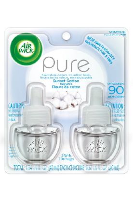 Picture of Air Wick Essential Oils Cotton & Apple Blossom 2 Pk