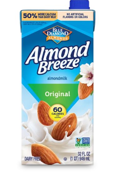 Picture of Blue Diamond Almond Breeze Original Milk 32 Oz