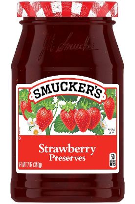 Picture of Smuckers Strawberry Preserves 12 Oz