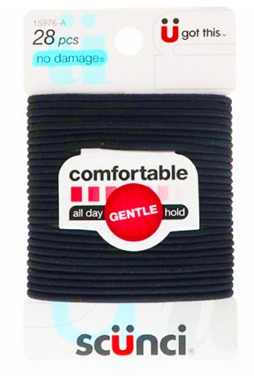 Picture of Scunci Medium Hold Elastic Band 30 Pcs