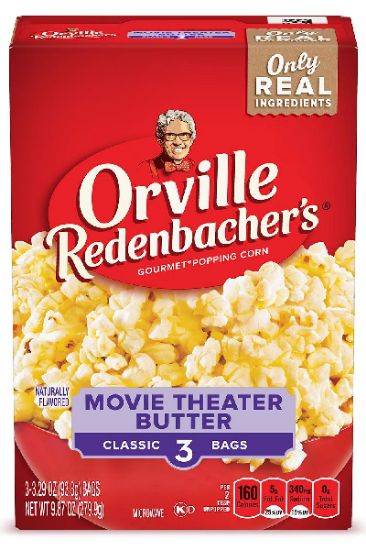 Picture of Orville Movie Threater Butter Popcorn 3 Ct 279.9 Gm