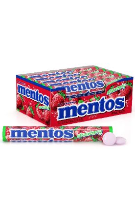 Picture of Mentos Strawberry Mint Rolls 1 Ct