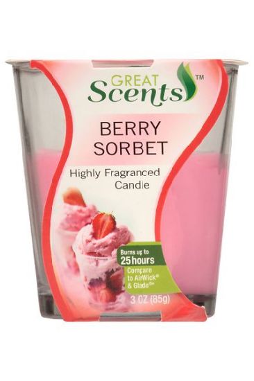 Picture of Great Scents Berry Sorbet Candl 3 Oz