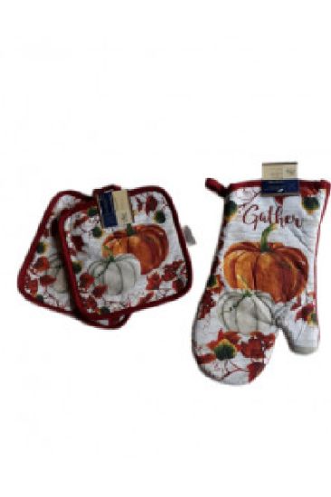 Picture of  Harvest Oven Mittens 1 Ct