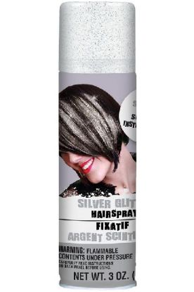 Picture of Silver Glitter Hair Spray 2 Oz