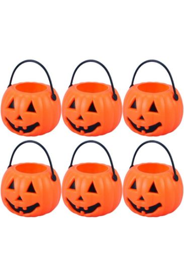 Picture of Halloween Bucket With Handle 1 Ct