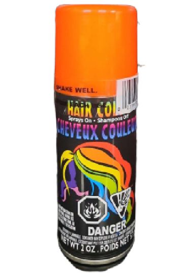 Picture of  Fluorescent Orange Hair Color Spray 2 Oz