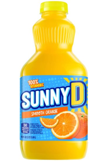 Picture of Sunny D Smooth Juice Bottle 64 Oz