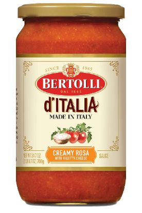Picture of Bertolli D/'Italia Creamy Rosa With Ricotta Cheese Sauce 24.7 Oz