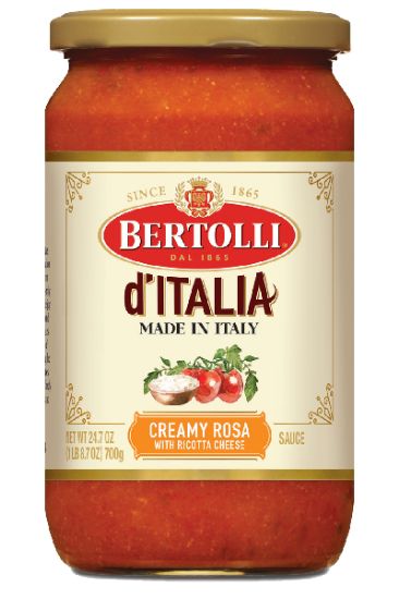 Picture of Bertolli D/'Italia Creamy Rosa With Ricotta Cheese Sauce 24.7 Oz