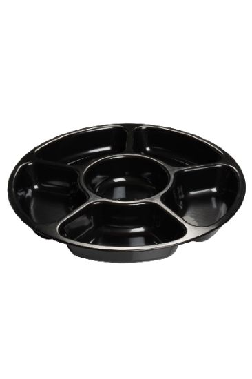 Picture of Halloween Round Tray With Divider 1 Ct