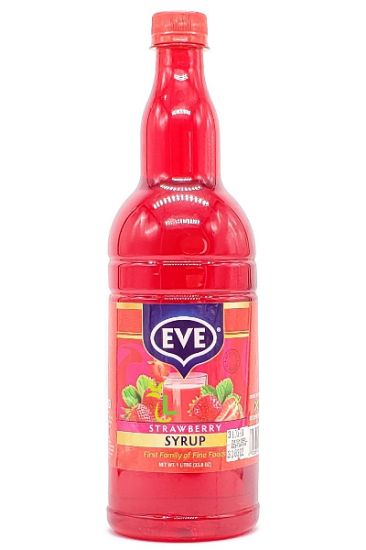 Picture of Eve Strawberry Syrup 750 Ml