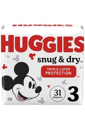 Picture of Huggies Snug & Dry Diapers Size 3 (16-28lb) 31 Ct