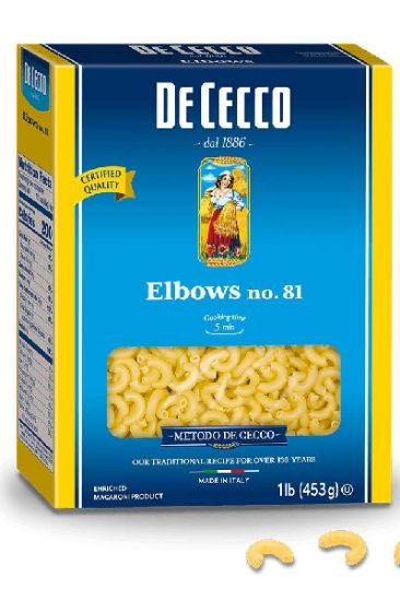 Picture of De Cecco Elbow Macaroni Pasta 500 Gm